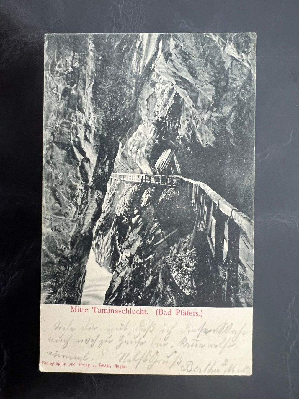Cartoline postali: AK  1904 Bad Pfäfers  (G3204) – Usato da Hinwil venduto da Sidi4