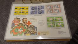 FDC 1988 Luxusbrief Sonderpostmarken II / 1988
