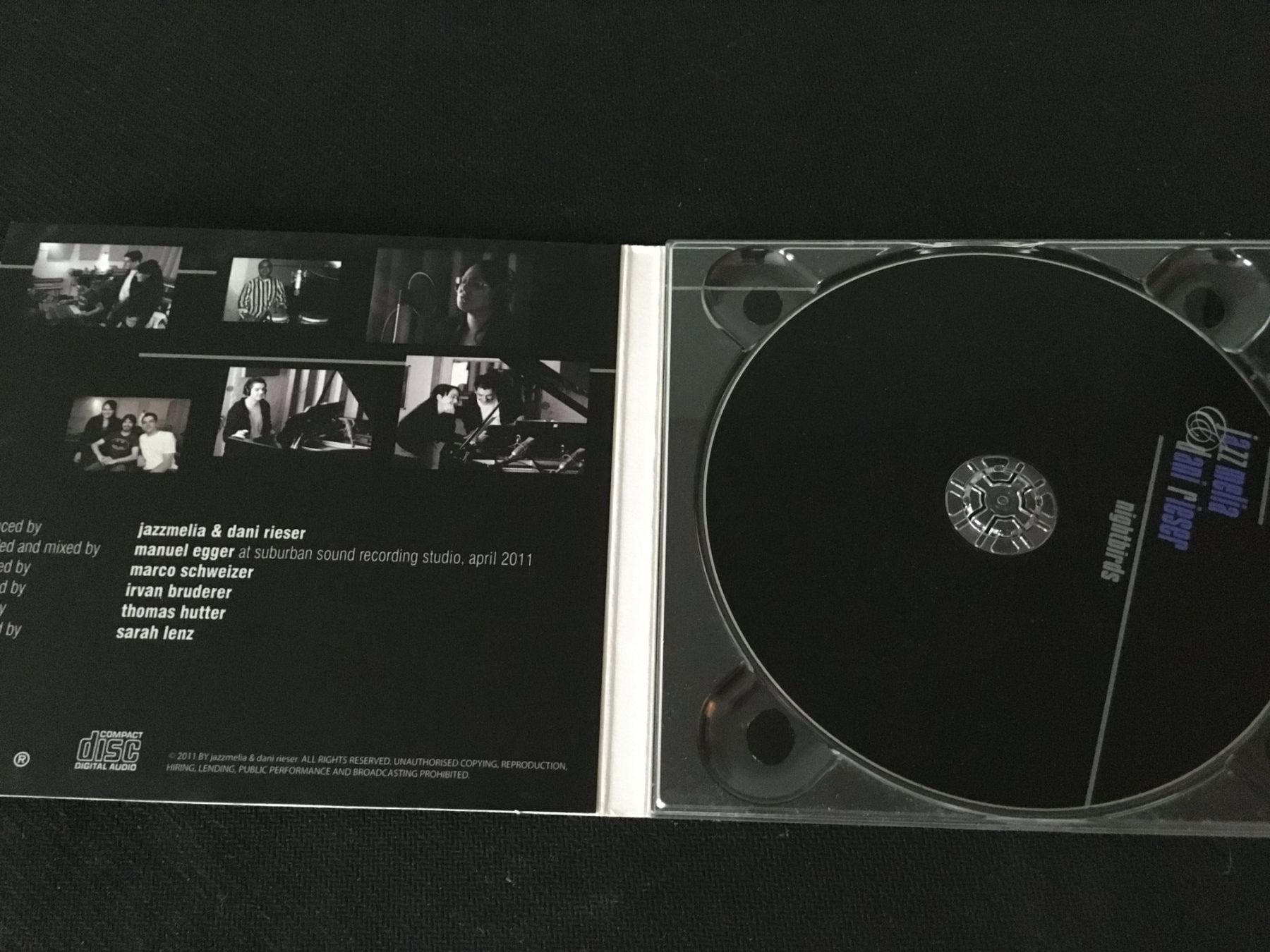 CD: Jazzmelia & Dani Rieser - Nightbirds -CD- Digipak – Usato da St.Gallen venduto da MedienJoe 1