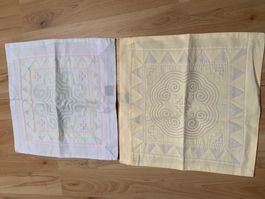 2 fourres de coussins