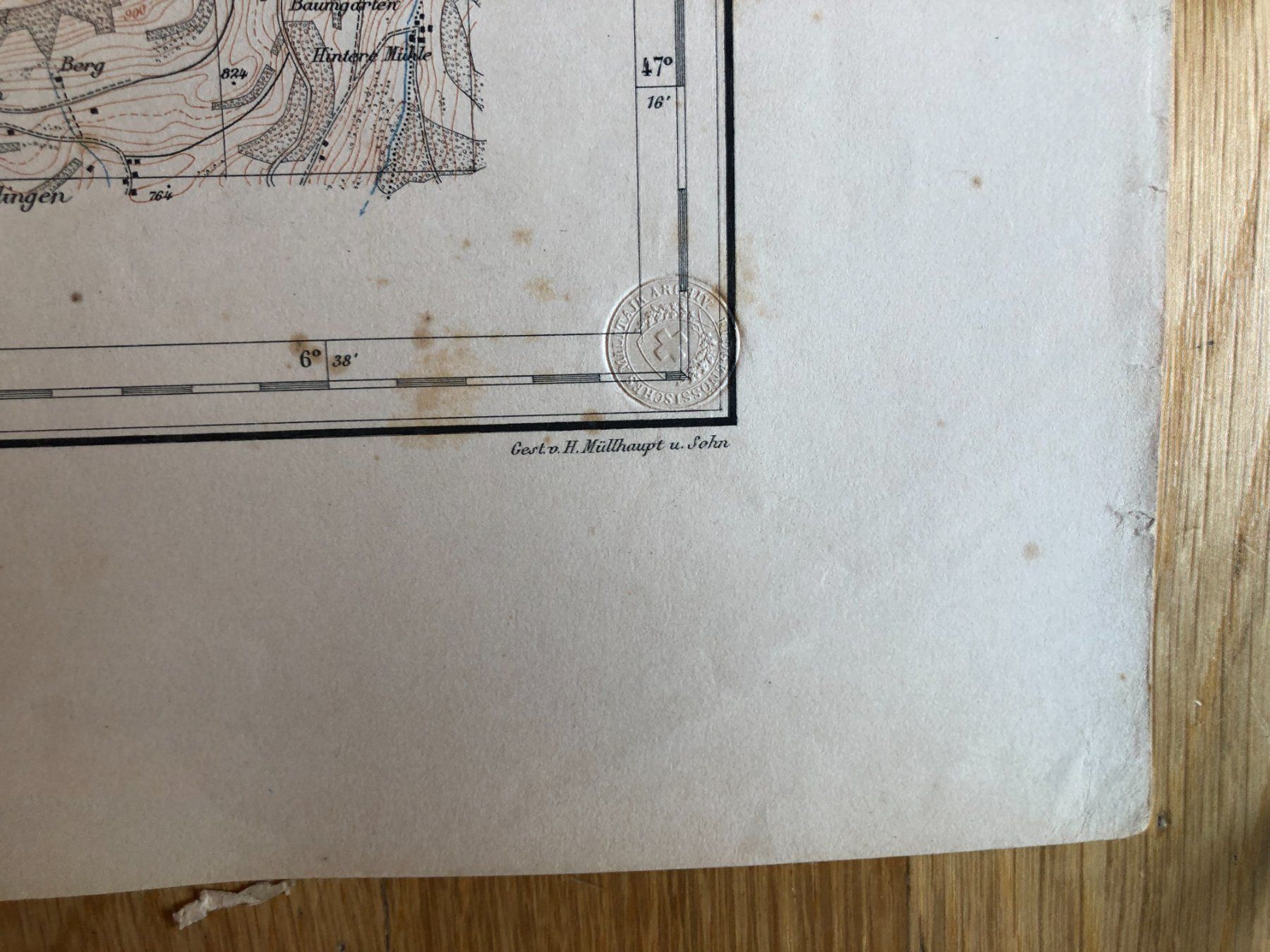 Landkarten & Atlanten: Siegfriedatlas Bl. 230: Wald 1882 – Gebraucht aus Zürich von allp 5