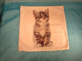 Kissenbezug, Katze, Tigerli, 40 x 40cm