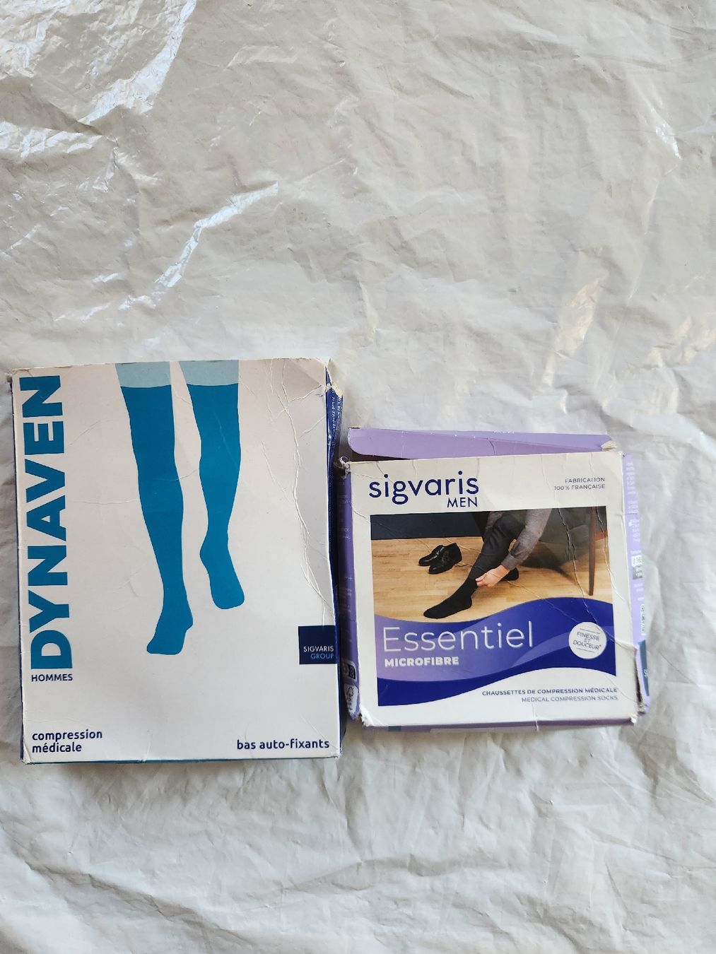 Altro in Moda uomo: 2 Bas de contention homme Dynaven & Sigvaris microfibre 2 – Usato da Niedergösgen venduto da Eva2410 1