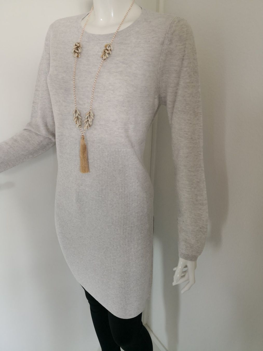 Vestiti: 🤩STREET ONE STRICK-KLEID HELLGRAU – Usato da Olten venduto da Naja-Twins-Twins 3