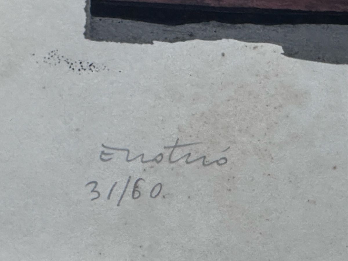Grafica & Litografie: Original Enotrio Pugliese Lithograph Signed Numbered – Usato da Zürich venduto da Ddechkovd 1