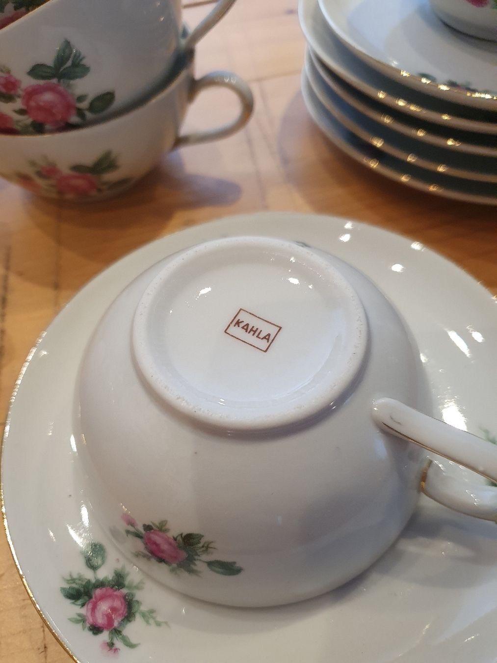 Kahla Set di piatti: 6-teiliger Kaffee-Service – Nuovo (secondo la descrizione) da Steinach venduto da Xamax18 4