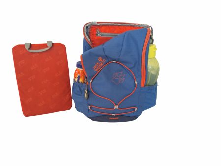 JACK WOLFSKIN Springbird Kinderrucksack blau/orange
