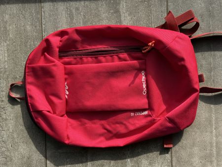 Sac à dos Quechua Arpenaz 10, rose-rouge