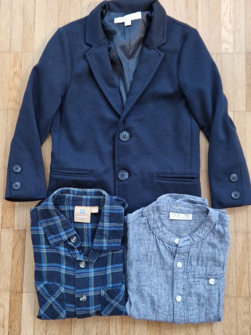 Anzüge: Kleiderset: Blazer mit 2 Hemden, Gr. 104 – Gebraucht aus Luzern von Prusil 1