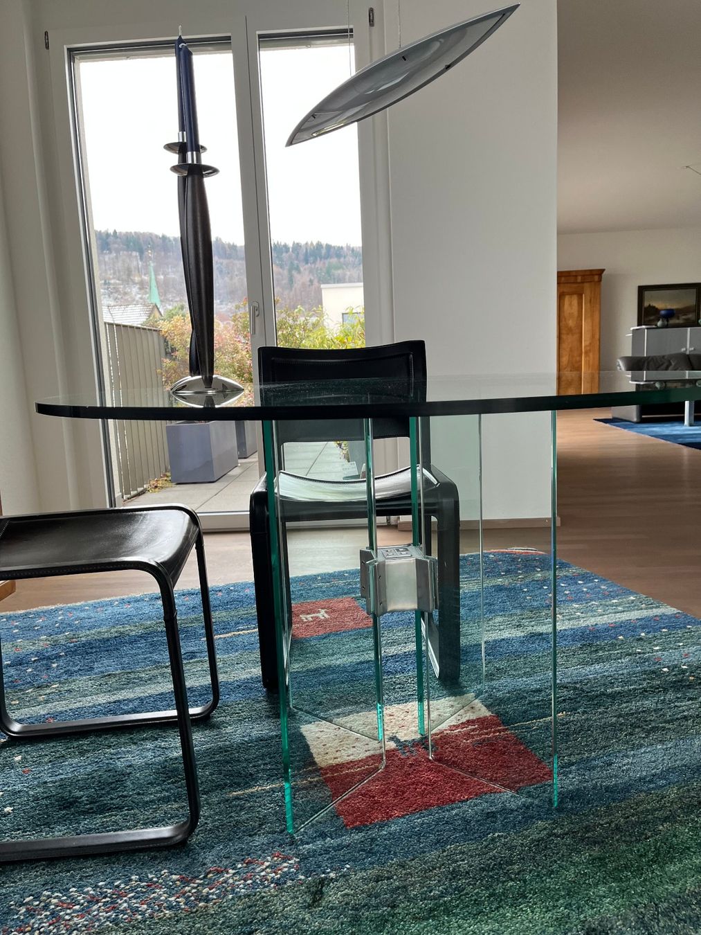Servierplatten: Tischplatte, Glasplatte, Rund – Gebraucht aus Zürich von Wasserwandler 1