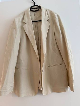LINEN UNIQLO BLAZER! SIZE M!