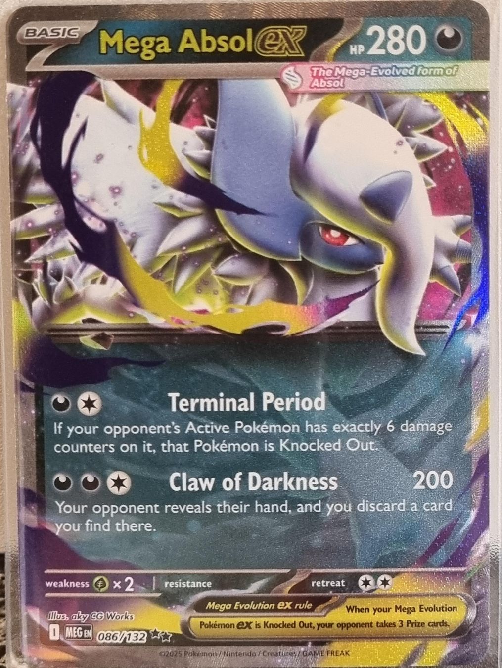 Pokémon Sammelbilder & Trading cards: Pokémon – Mega Absol ex 🇺🇸 - MEG-086 - Mega Evolution – Gebraucht aus Bern von NeoSatoshi