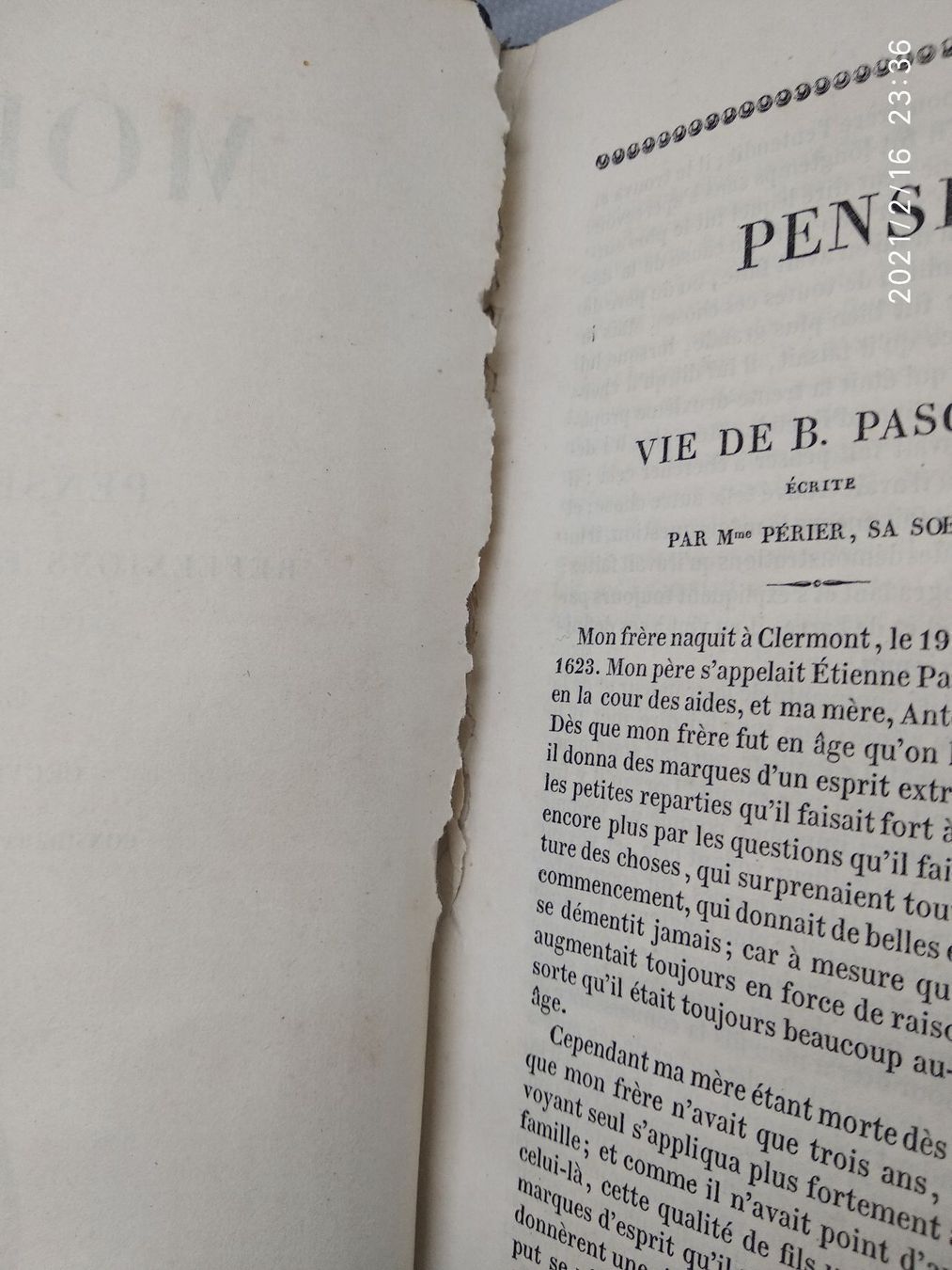 Libri: PHILOSOPHIE - BLAISE PASCAL – Usato da Goldach venduto da Gaip 2