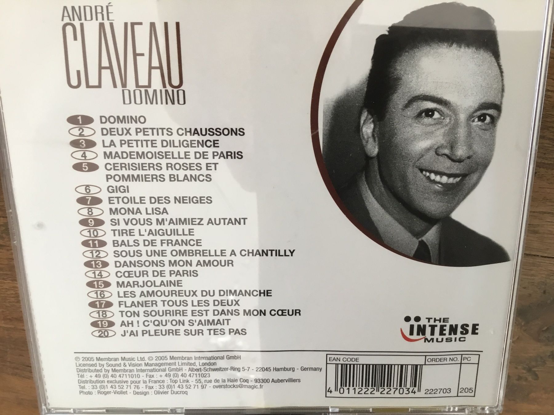 CD: André Claveau - Domino (CD) – Usato da Thierachern venduto da sweden08 1