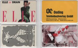 4 volle deutsche Telefonkarten der S-Serie