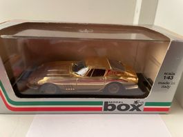 ferrari 275 gtb   box gold verchromt   -1:43 BOX