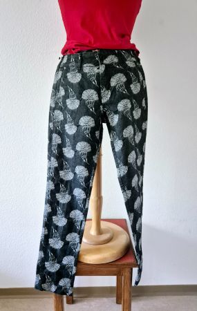 CACHARD PARIS HOSE JEANS S 36 SKINNY,  TOP ZU TWIN SET SHIRT