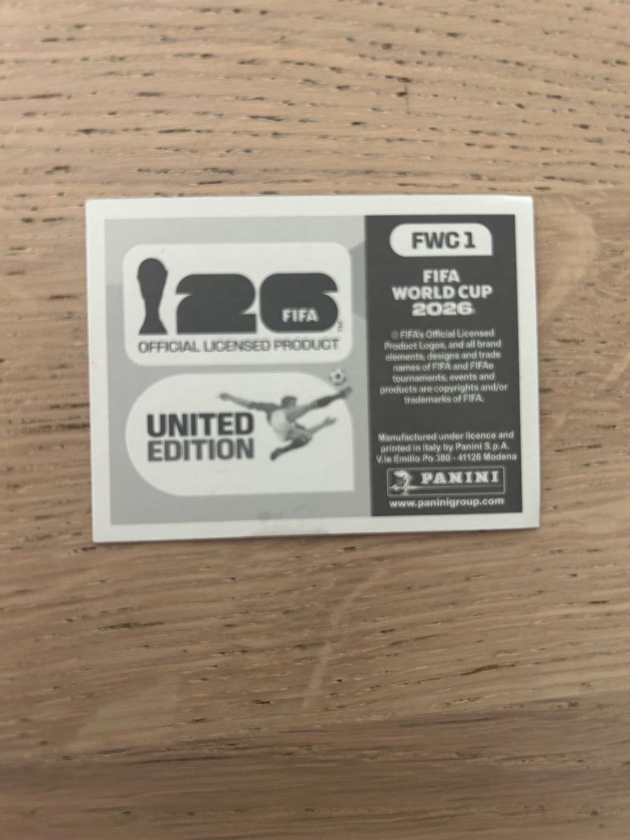 Panini Carte collezionabili: Panini Sticker WM 2026 FWC 1 – Nuovo (secondo la descrizione) da Chêne-bougeries venduto da marioune48 1