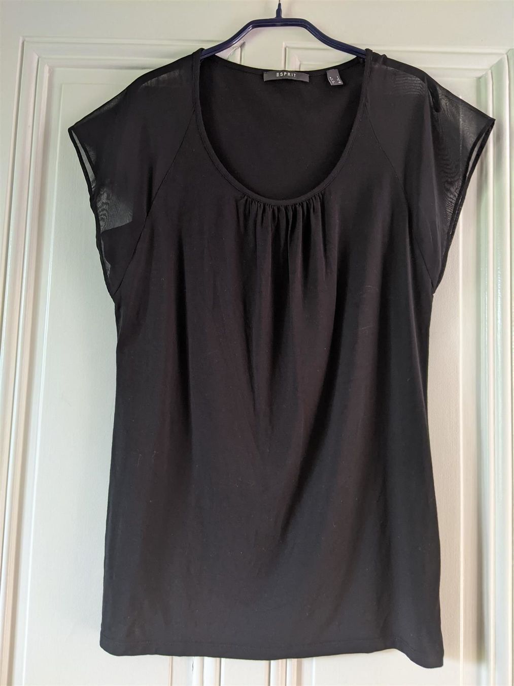 Esprit Camicette: ESPRIT : Blouse-shirt noire M-L – Nuovo (secondo la descrizione) da Petit-Lancy venduto da lilycerise