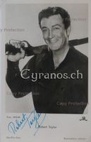 Robert Taylor (1911-1969) Schauspieler  - Autogramm