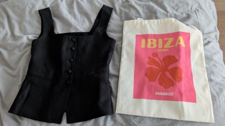 neu zelinda Bluse schwarz von Sézane in 34