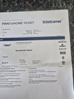 2x Tickets zusammen für 27.6.2026 für Summerside Festival