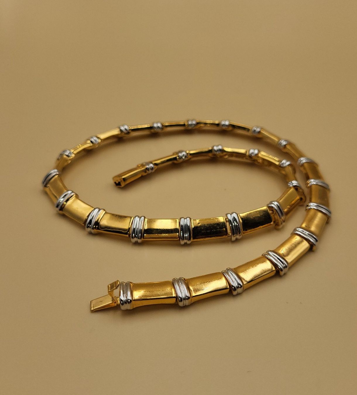 Ketten: Goldene Elegent Bicolor Collier – Gebraucht aus Wald ZH von SwissPawnshop 6