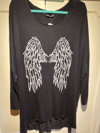 Pullover-Damen-Engelsflügel, XL/XXL