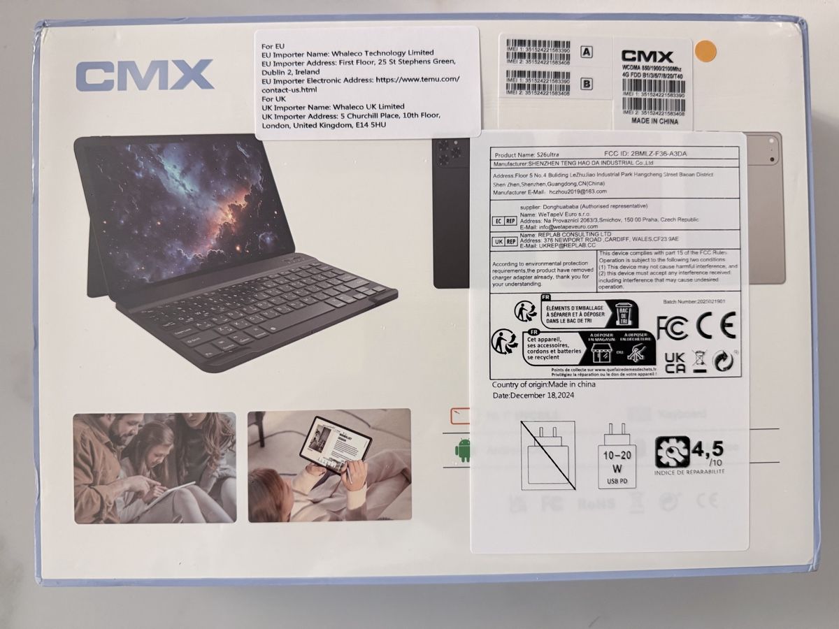Tablet PC: Tablet Android CMX – Nuovo e nell'imballaggio originale da Schlieren venduto da Kamacho 1