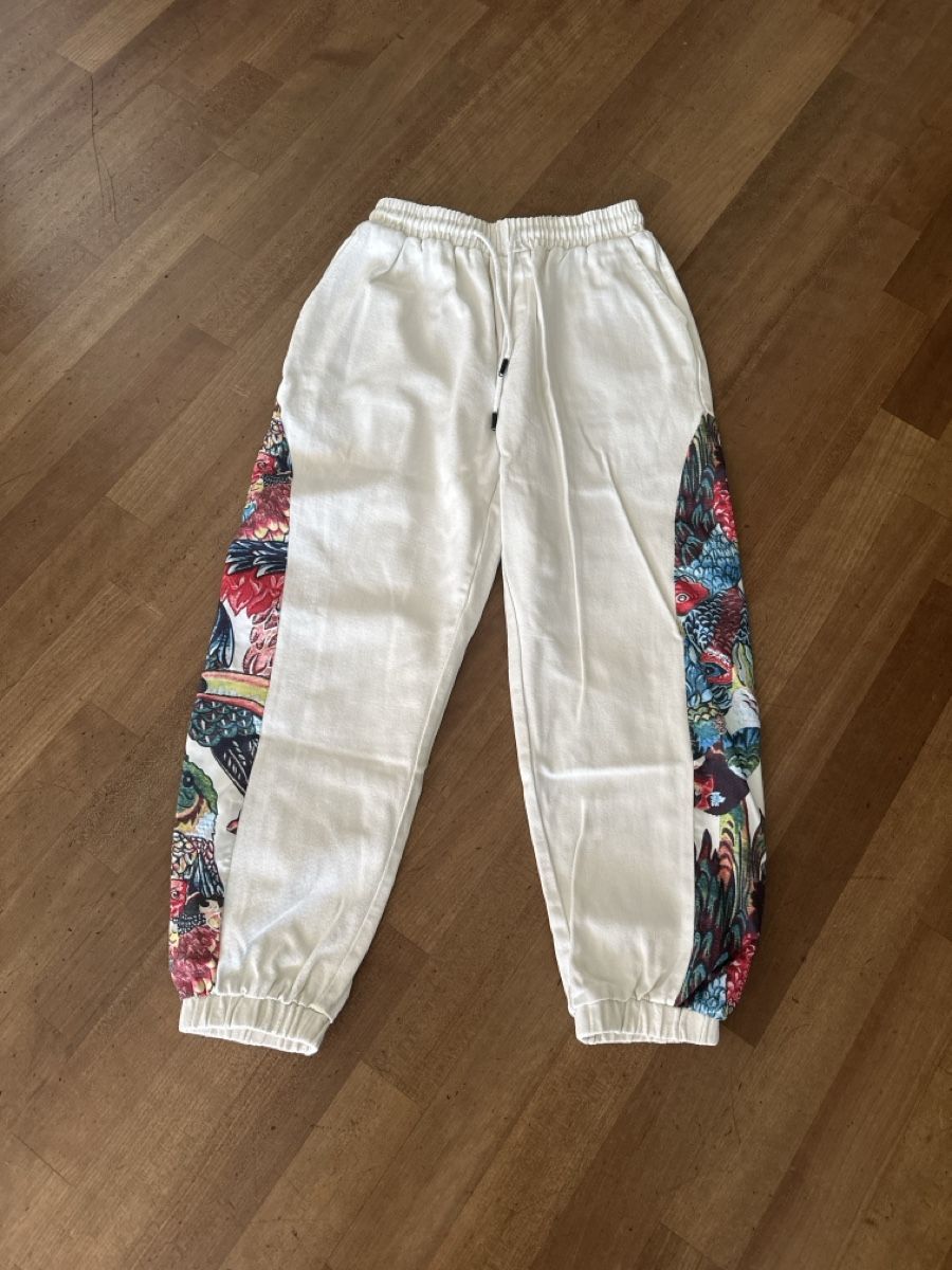 Hosen: Hose mit Printmuster, S – Gebraucht aus Watt von apfel70rot