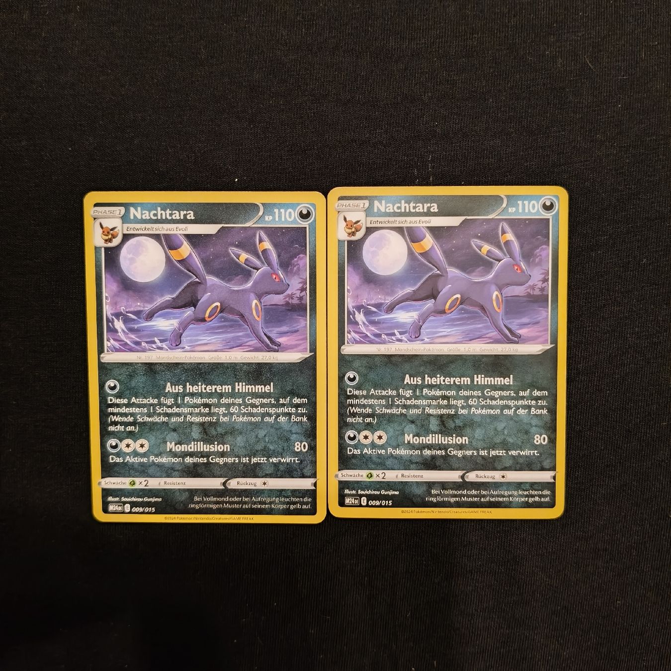 Pokémon Carte collezionabili: Seltene Pokémon Nachtara Karten 2er Set – Nuovo (secondo la descrizione) da Niederweningen venduto da Swiss_fan_