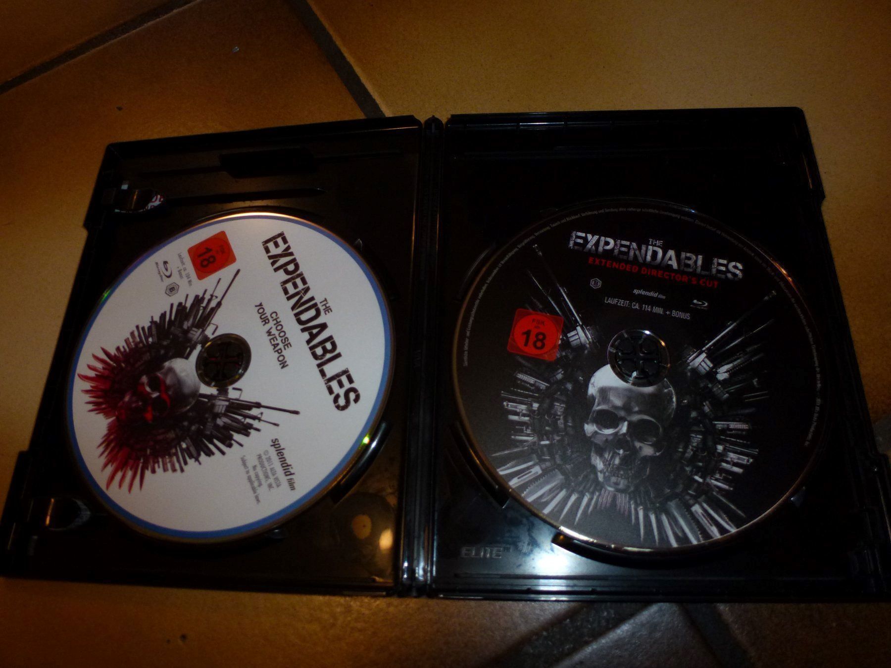 Alle DVDs: The Expendables Extended BLU-RAY – Gebraucht aus Olten von Disc-Verkauf 1