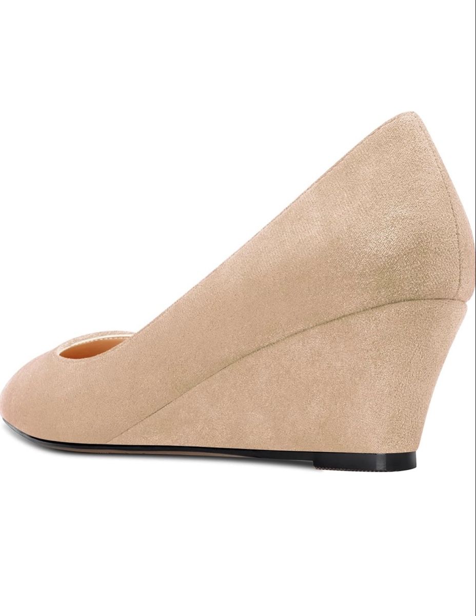 Scarpe da donna: Escarpin compensé, beige - New (Size 38) – Nuovo e nell'imballaggio originale da Collombey venduto da Cards07 1