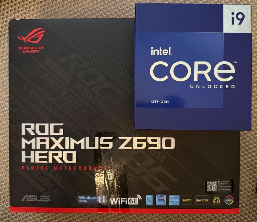 i913900K + ROG MAXIMUS HERO oder Tausch mit AMD Kaufen auf Ricardo
