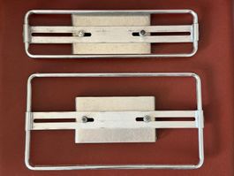 Wechsel-Halter-Garnitur und Schilderrahmen