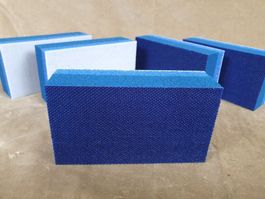Schleifklotz neu doppelseitig 125x70mm....10 Stück....