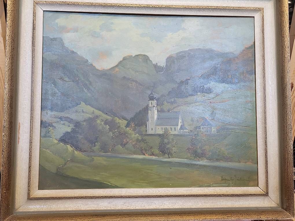 Tableaux: Gemälde Pfarrkirche St. Martin in Schwende – D'occasion à Gais par santona