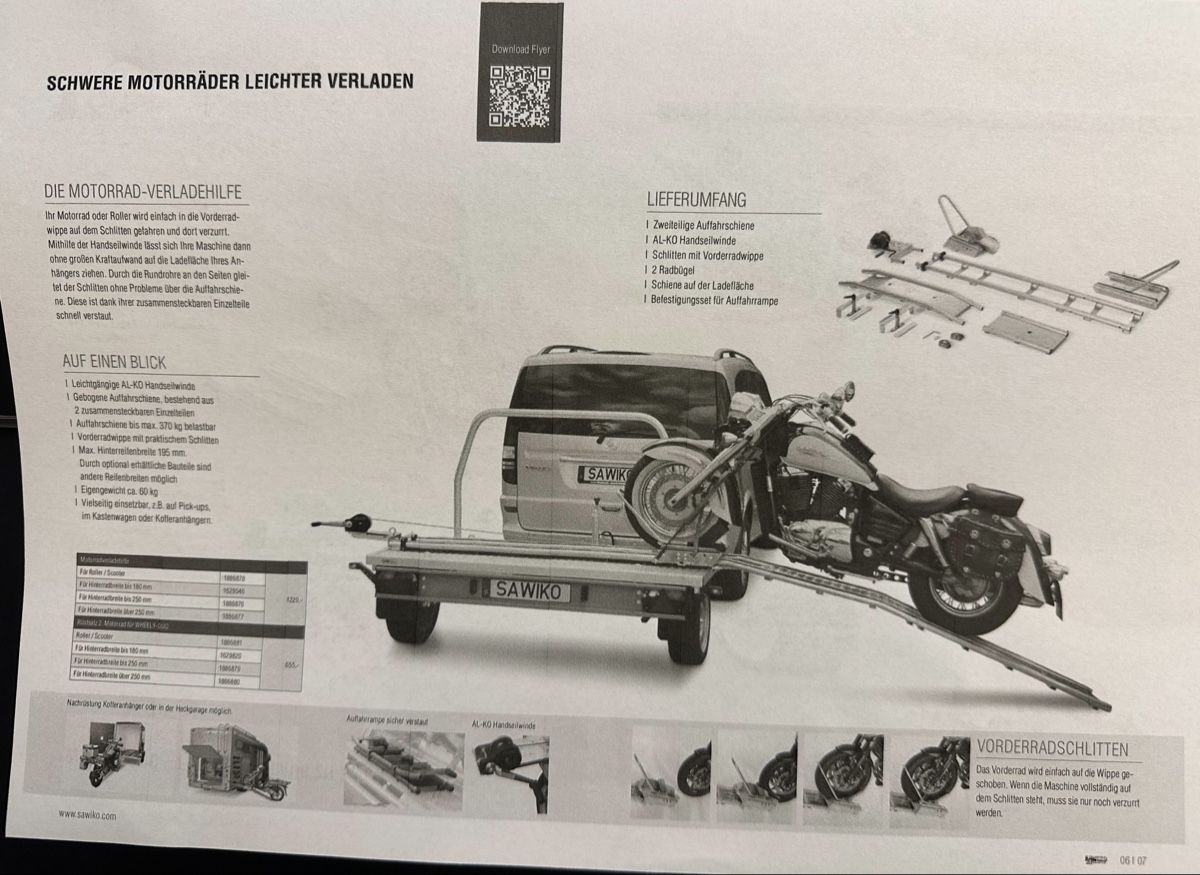 Wheely Anhänger: Motorrad/Roller - Verladehilfe – Neu (gemäss Beschreibung) aus Münsingen von Tweety08 4