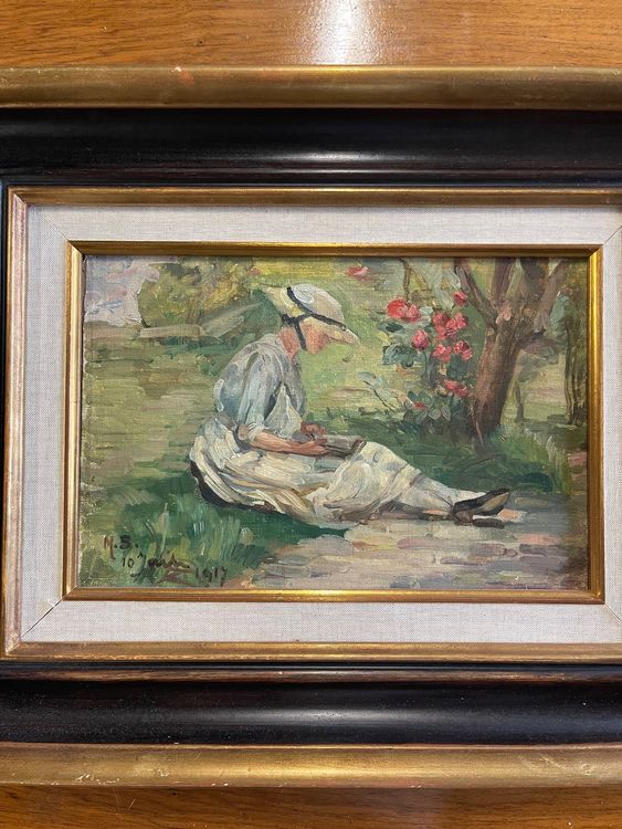 Antique tableaux peinture sur toile signé (Gebraucht) in Payerne für ...