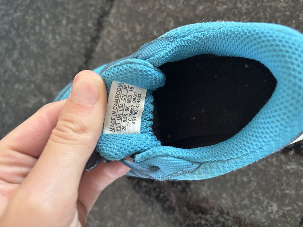 Salomon Scarpe per ragazzi: Trekkingschuhe / Wanderschuhe Salomon Grösse 26 blau  – Usato da Grosswangen venduto da Sunnyday35 2