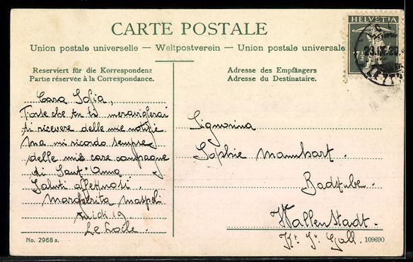 Cartoline postali: AK Le Locle, Panorama – Usato da Berlin venduto da bartko-reher 1