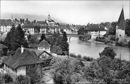 Solothurn // 1953 Aare // Ansichtskarte alt