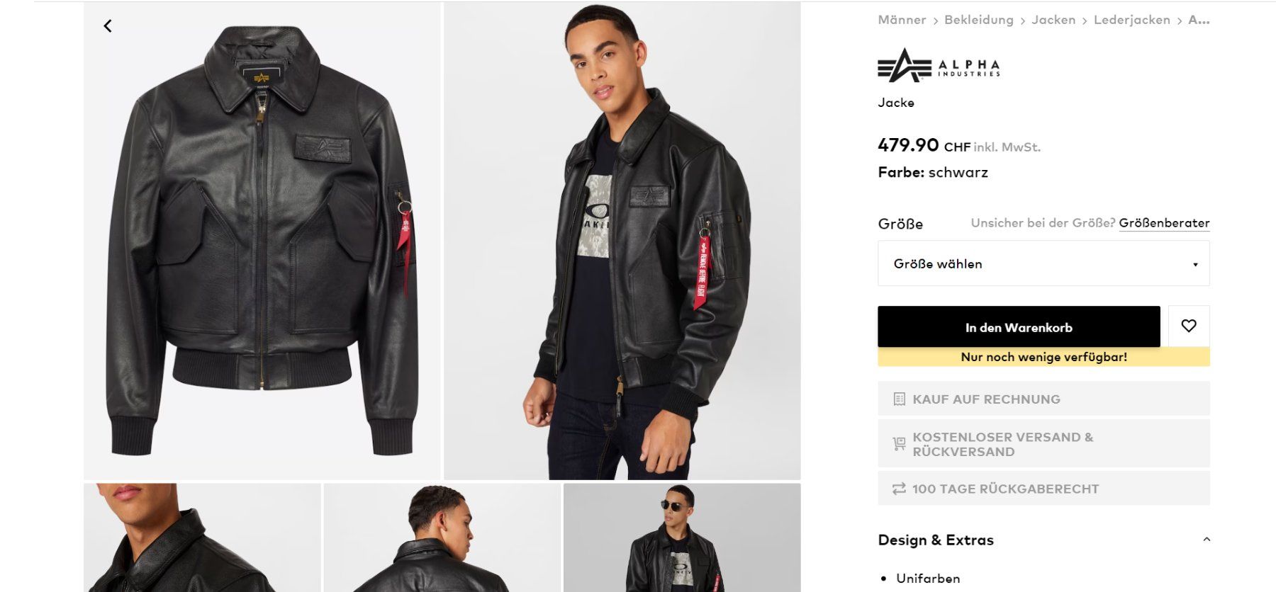 Alpha Industries Giacche: 100% Original Alpha Lederjacke Bomberjacke echtes Leder XL – Nuovo (secondo la descrizione) da Rorschach venduto da Mr_fairprice 1