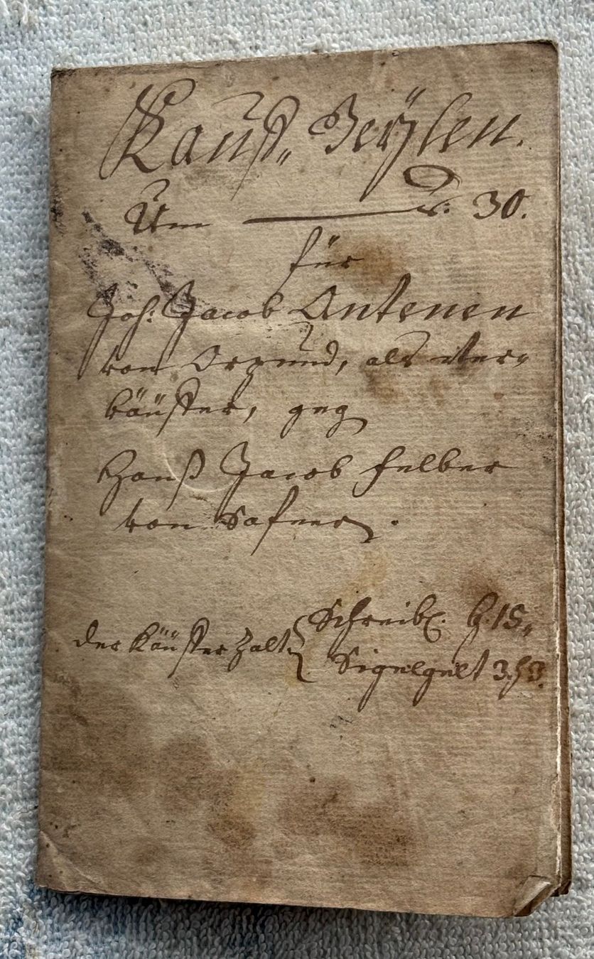 Documenti: ANTIKES DOKUMENT VON 1784 – Usato da Ostermundigen venduto da crazy-horse-1840