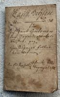 ANTIKES DOKUMENT VON 1784