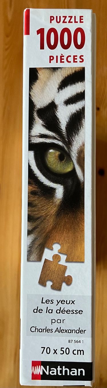 Puzzle: Nathan Puzzle 1000 Teile - "Tigerauge" - OVP – Nuovo e nell'imballaggio originale da Zürich venduto da Gurkis 2