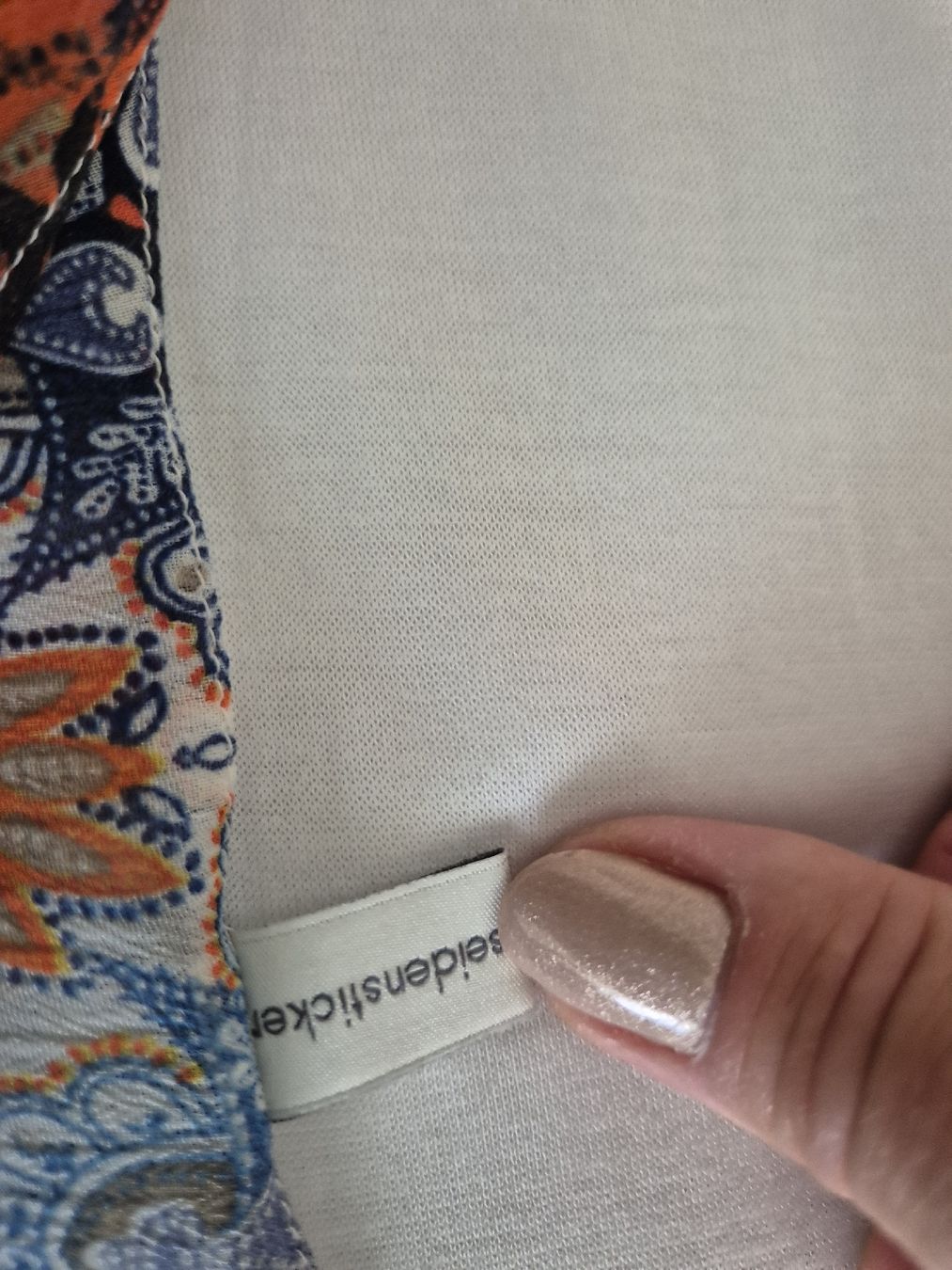 Camicette: Schöne Bluse von Seidensticker gemustert Grösse 40, Top – Nuovo (secondo la descrizione) da Herrliberg venduto da SELENONAUTKA 5