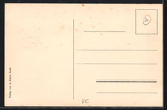 Cartoline postali: AK Bad Lenk, Ortspartie mit Cafe – Usato da Berlin venduto da bartko-reher 1