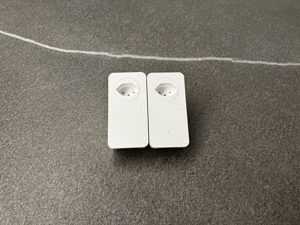 Devolo Dlan 550 Duo Add-On Powerline-adapter (500 Mbps, 2 x LAN-poorten, compacte behuizing, Lan, Powerline, eenvoudig LAN-netwerk vanaf een stopcontact
