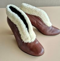 GARDENIA COPENHAGEN 39 BOOTS LEDER 39 LAMMFELL SCHUHE PUMPS